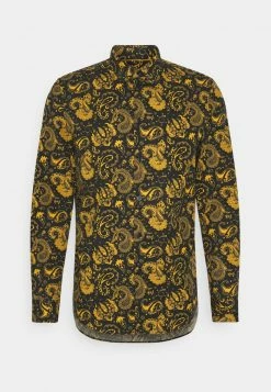 Pier One FESTIVE AOP - Shirt - Black