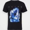 Pier One Print T-shirt - Black