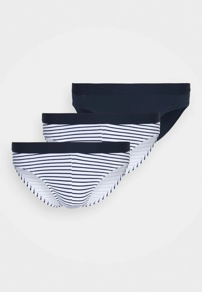 Pier One 3 PACK - Briefs - Dark Blue/white 5 Pier One 3 PACK - Briefs - Dark Blue/white - Image 5