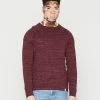 Pier One Jumper - Mottled Bordeaux