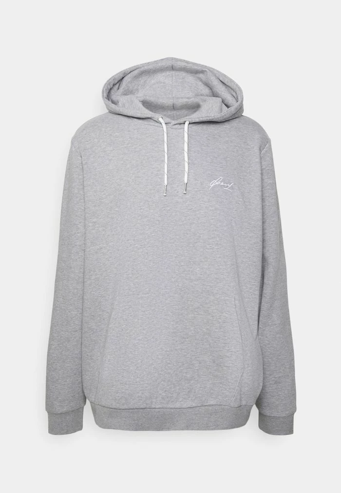 Pier One BIGBIG CORE SCRIPT HOODIE - Hoodie - Mottled Grey 1 Pier One BIGBIG CORE SCRIPT HOODIE - Hoodie - Mottled Grey