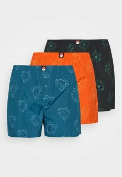 Pier One 3 PACK - Boxer Shorts - Black /dark Blue/orange -Pier One Shop e13f039bd7a44271b778b22e2ff8b8a3