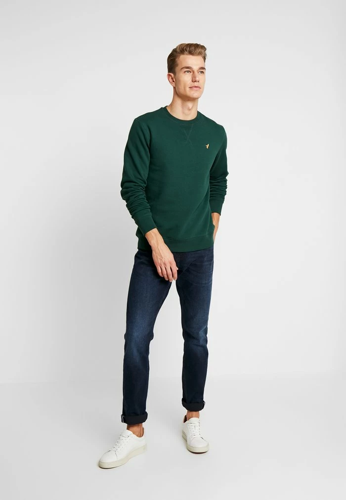 Pier One Sweatshirt - Dark Green 2 Pier One Sweatshirt - Dark Green - Image 2