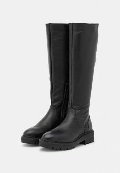 Pier One LEATHER - Boots - Black -Pier One Shop e3b31ad2e0a745f4b47e67cf15682da8