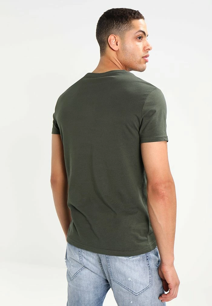 Pier One Basic T-shirt - Khaki 3 Pier One Basic T-shirt - Khaki - Image 3
