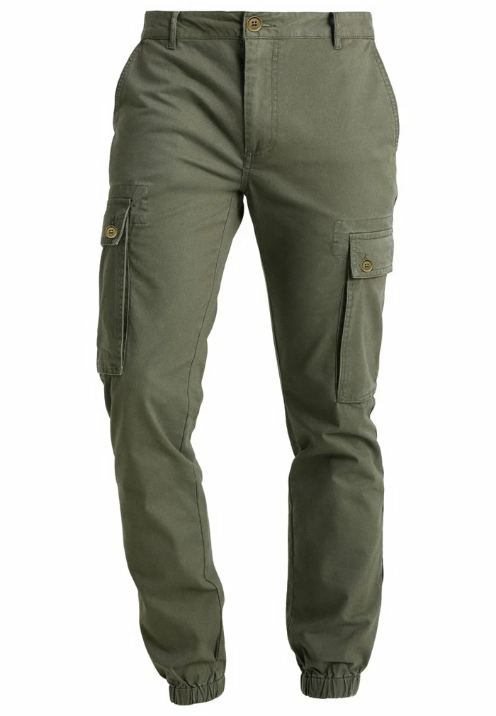 Pier One Cargo Trousers - Olive 6 Pier One Cargo Trousers - Olive - Image 6