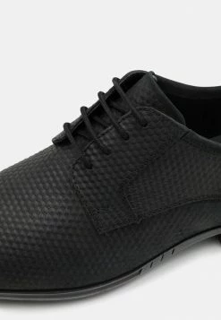 Pier One LEATHER - Lace-ups - Black -Pier One Shop e5ffa71669a24f97b7992f1287d1108a