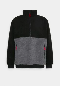 Pier One Fleece Jumper - Black/grey -Pier One Shop e6393c5e3b12409ba9a4cef3340e7a5a