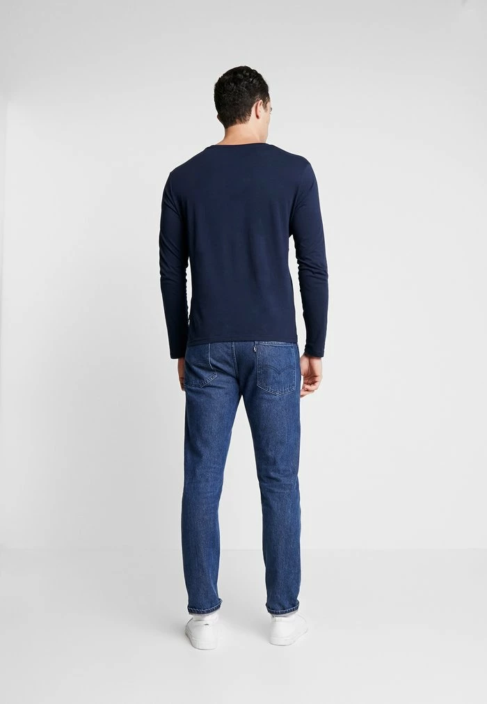 Pier One Long Sleeved Top - Dark Blue 3 Pier One Long Sleeved Top - Dark Blue - Image 3