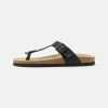 Pier One UNISEX - T-bar Sandals - Black