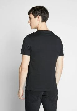 Pier One 3 PACK - Basic T-shirt - Black/white/blue -Pier One Shop e7497b751f8c4bd498980e2ffe8f6ae0