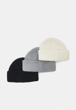 Pier One UNISEX 3 PACK - Beanie - Black/white/grey -Pier One Shop e78a01172fec480e83601a1ded3fdda6