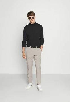 Pier One 3 PACK - Long Sleeved Top - Black/dark Grey/white