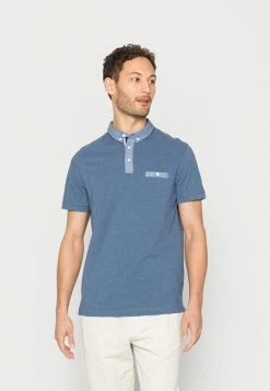 Pier One Polo Shirt - Dark Blue/light Blue