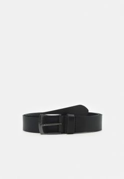 Pier One LEATHER - Belt - Black