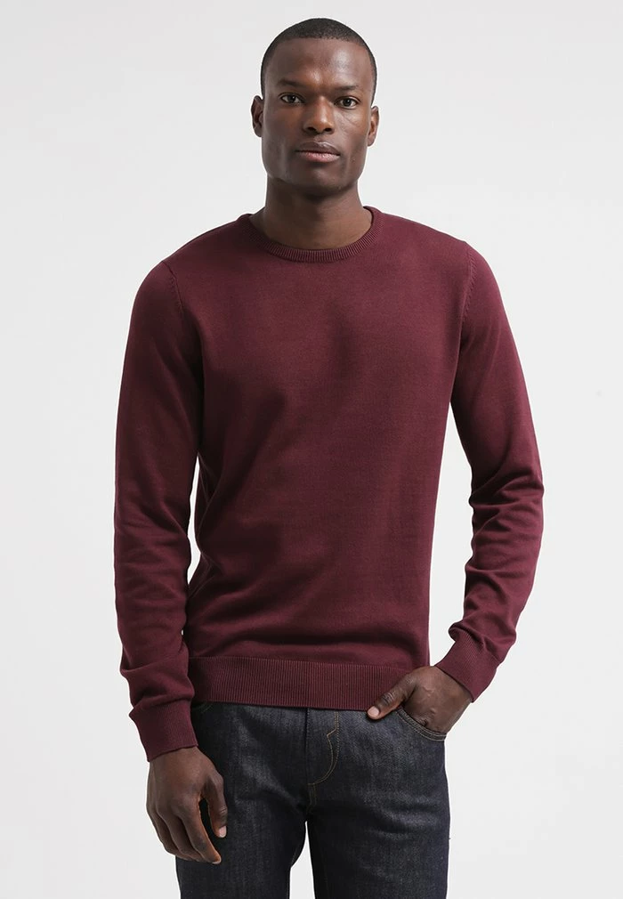 Pier One BASIC CREWNECK - Jumper - Bordeaux 1 Pier One BASIC CREWNECK - Jumper - Bordeaux