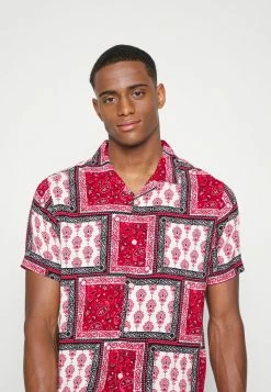 Pier One Shirt - Red/beige -Pier One Shop eb66b384ce9f44fc8d1c333bb0c8d805