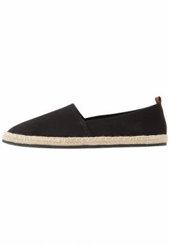 Pier One RENA ESPADRILLE UNISEX - Espadrilles - Black