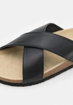 Pier One UNISEX - Slippers - Black -Pier One Shop ec9571e080a34600a4b02d50b363b3c1