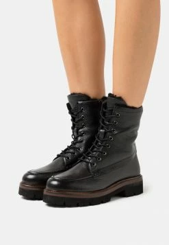 Pier One Lace-up Ankle Boots - Black