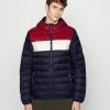 Pier One Winter Jacket - Dark Blue/white/red