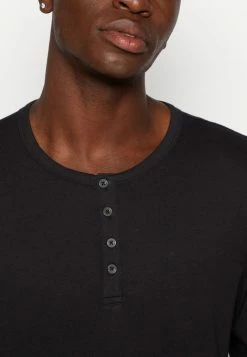 Pier One UNISEX 2 PACK - Long Sleeved Top - Mottled Blue/black -Pier One Shop eeffedf3f6fd446d81a242e6ba71e112