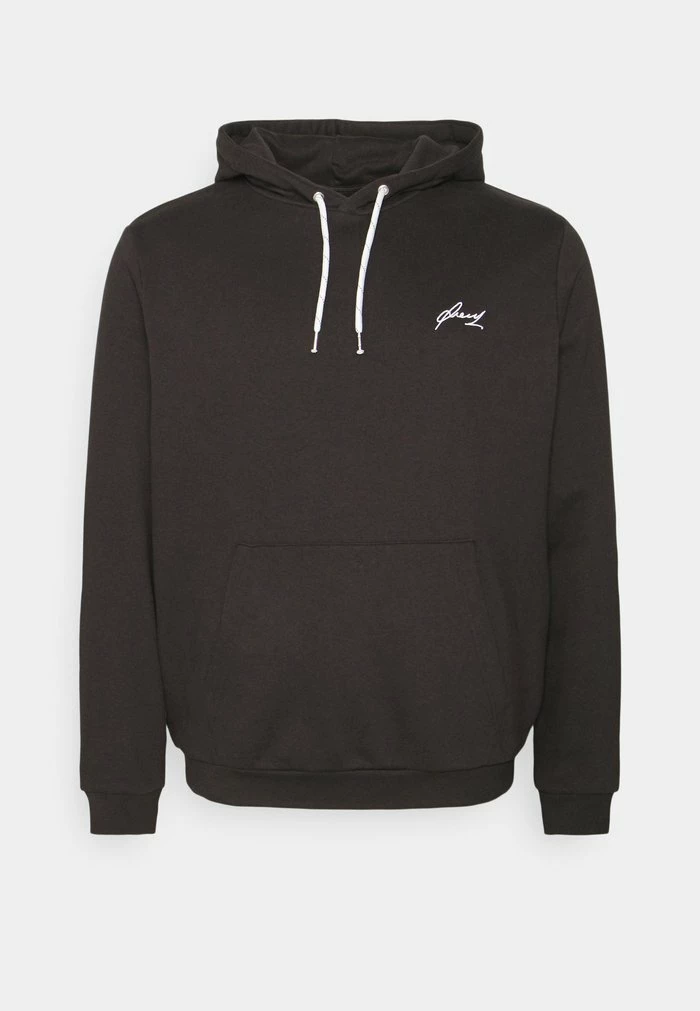 Pier One BIGBIG CORE SCRIPT HOODIE - Hoodie - Black 1 Pier One BIGBIG CORE SCRIPT HOODIE - Hoodie - Black