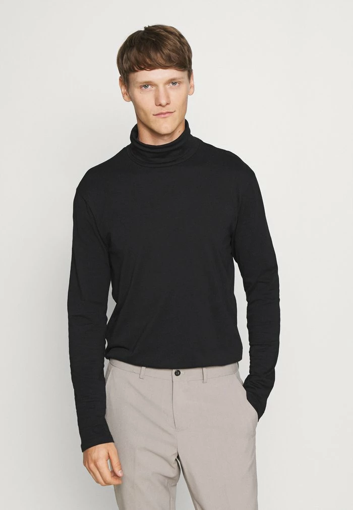 Pier One 3 PACK - Long Sleeved Top - Black/dark Grey/white 2 Pier One 3 PACK - Long Sleeved Top - Black/dark Grey/white - Image 2