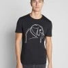 Pier One Print T-shirt - Black