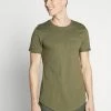 Pier One Basic T-shirt - Oliv