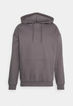 Pier One PLAIN SKATER HOODIE - Sweatshirt - Dark Grey
