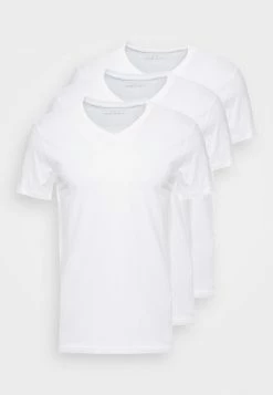 Pier One 3 PACK - Basic T-shirt - White 10 Pier One 3 PACK - Basic T-shirt - White -Pier One Shop f303a530b2ca4ce1b1fd875519edd597