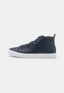 Pier One UNISEX - High-top Trainers - Dark Blue