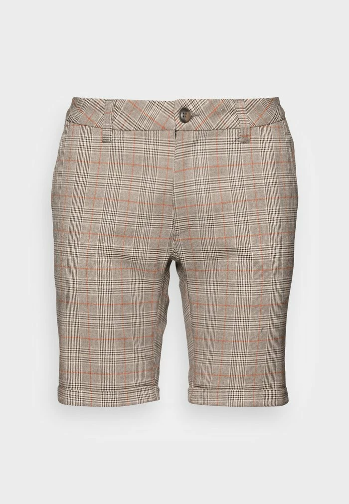 Pier One CHECK SHORTS - Shorts - Beige 4 Pier One CHECK SHORTS - Shorts - Beige - Image 4