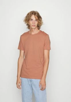 Pier One 5 PACK - Basic T-shirt - Stone/blue/mottled Light Grey - -Pier One Shop f49e698707f341619442536da83fa1ba