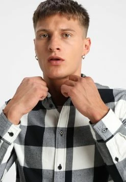 Pier One Shirt - Black/white -Pier One Shop f53db08a39734cb0a9045c08ab5cf6e6