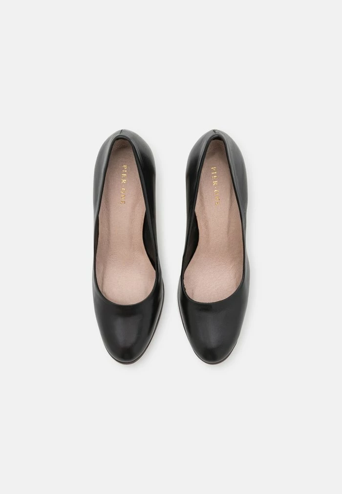 Pier One LEATHER - Classic Heels - Black 6 Pier One LEATHER - Classic Heels - Black - Image 6