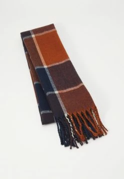 Pier One UNISEX - Scarf - Brown/blue