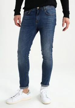 Pier One Slim Fit Jeans - Mid Blue Denim