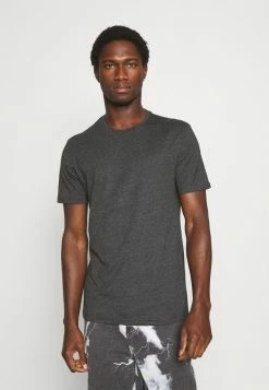 Pier One 3 PACK - Basic T-shirt - Black/mottled Dark Grey/bordeaux -Pier One Shop fbb1fa11fda54722bafd9df33f46d342