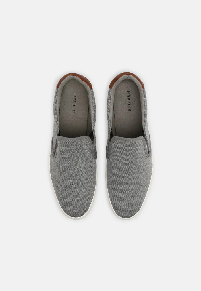 Pier One UNISEX - Slip-ons - Dark Grey 4 Pier One UNISEX - Slip-ons - Dark Grey - Image 4